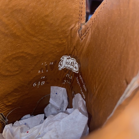 Justin Vintage western style boots size 6.5 - Picture 6 of 7